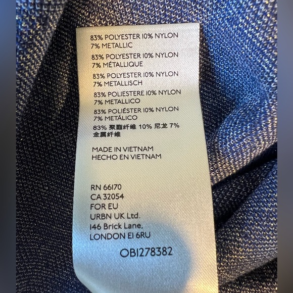 Anthropologie EUC shortsleeved purple pattern top size S - Picture 2 of 4